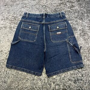 NWT VTG Coliseum Carpenter Jorts Mens 34 Blue Y2K Outdoor Workwear Skater Y2K